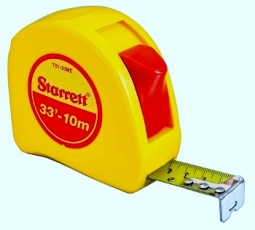 KTS1-33-N Starrett 1" x 33' English Pocket Tape, Graduated in 1/16"